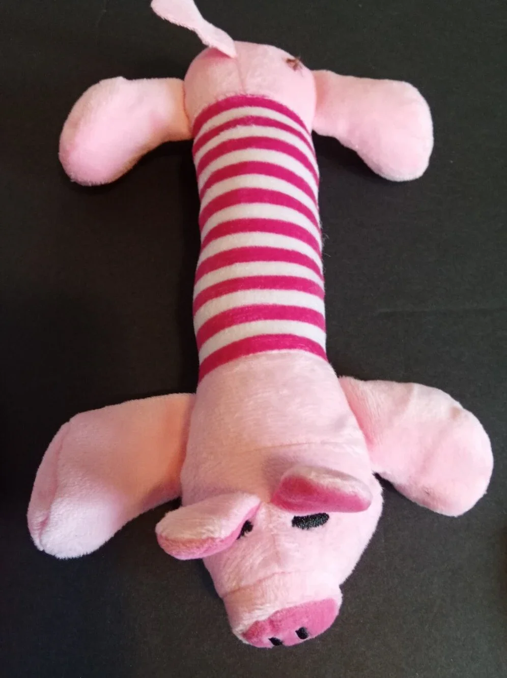 Red Polka Dot Bow Pet Dress with Pink Plush Toy And Red Lace Scarf/Collar